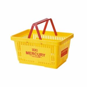 【MEMABAYEイエロー】 マーキュリー バスケット 雑貨 通販 かご 大きい 収納 ランドリー 買い物かご MERCURY マーケットバスケット 男前 