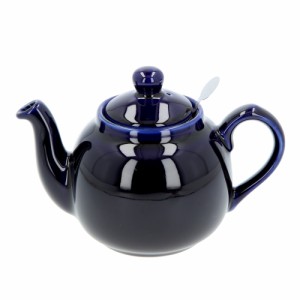 【コバルトブルー】 ロンドンポタリー ティーポット 通販 紅茶 ポット 陶器 London Pottery おしゃれ かわいい 茶器 急須 モダン 茶こし