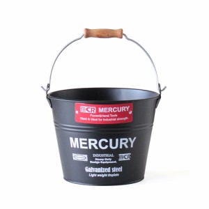 【マットブラック】 マーキュリー バケツ 通販 ブリキバケツ スモール 雑貨 おしゃれ MERCURY 小さめ ブリキ スチール ガーデニング 花壇