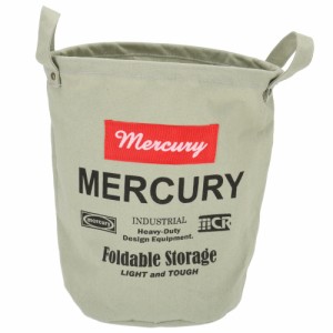 【グレー】 マーキュリー キャンバスバケツ S 通販 収納ボックス 布 キャンバス 折りたたみ おしゃれ 雑貨 バケツ MERCURY リビング 収納