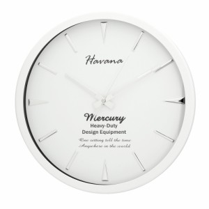 【ホワイト1】 マーキュリー 壁掛け時計 mercury 通販 雑貨 HAVANA ウォールクロック 時計 壁掛け アナログ時計 おしゃれ 子供部屋 リビ