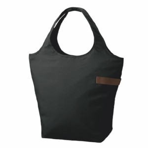 【ブラック】 エコバッグ おしゃれ 折りたたみ 通販 折り畳み ブランド MOTTERU シンプル ショッピングバッグ お買い物バッグ 大容量 マ