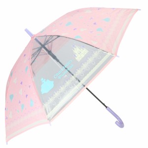 【ピンク】【28380.プリンセス】 傘 子供用 女の子 通販 長傘 キッズ 55cm かわいい amusant sous la pluie 軽量 おしゃれ 可愛い グラス