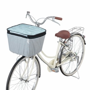 【スカイブルー】 自転車 カゴカバー 2段 Pluie Benite プリュイベニット 通販 前カゴカバー 二段式 自転車カゴ カバー 前かご はっ水 撥