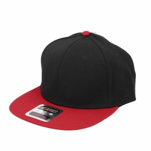 【020303.Red/Black】 OTTO キャップ 無地 オットー 通販 帽子 メンズ フラットバイザー スナップバック シンプル アメカジ カジュアル 6