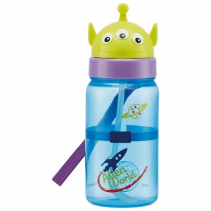 【エイリアン】 水筒 キッズ ストロー 通販 350ml 子供 おしゃれ キャラクターグッズ 洗いやすい 広口 ベビー 幼児 ストロー飲みボトル 