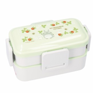 【トトロ（木苺）】 Skater スケーター 弁当箱 2段 ランチボックス キャラクター 通販 弁当 600ml ふわっと弁当箱 食洗機 電子レンジ レ