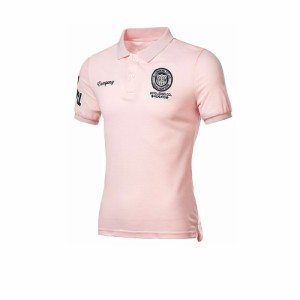 【ピンク】【2XLサイズ】 ポロシャツ 半袖 通販 シャツ メンズ レディース 通気性、吸水性 大きいサイズ 黒 白 グレー ピンク ネイビー 