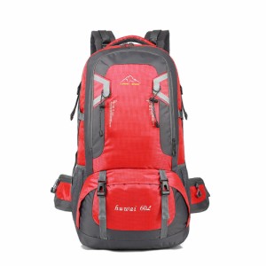 【レッド】 登山 リュック 通販 大容量 60l レディース メンズ バックパック 山登り ハイキング 山ガール リュックサック ザック おしゃ