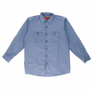 【DenimBlue】【サイズM】 red kap ワークシャツ レッドキャップ SP14 通販 メンズ ブランド redkap おしゃれ シャツ 長袖 襟付 大人 き