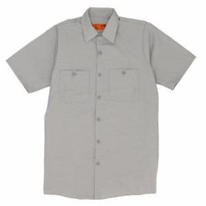 【SV.SilverGrey】【サイズS】 RED KAP ワークシャツ 通販 メンズ 半袖 ブランド レッドキャップ SP24 INDUSTRIAL SHORT SLEEVE WORK SHI