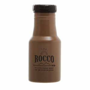 【モカ】 ステンレスボトル ROCCO ロッコ 通販 ワンタッチボトル 350ml 0.35l マイボトル アウトドア キャンプ トレッキング 保冷 保温 