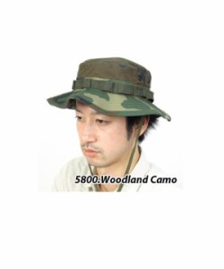 【5800.Woodland Camo】【7　3/4(約61cm)】 rothco ジャングルハット ロスコ ジャングルハ サファリハット 定番 ミリタリーハット ミリタ