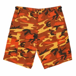 【SavageOrangeCamo】【サイズS】 ロスコ ハーフパンツ 通販 ブランド メンズ 大きいサイズ ミリタリー 迷彩 カモフラ 無地 アメカジ カ