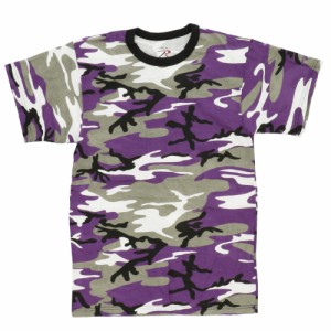 【60176.U.Violet】【1.USサイズS】 ロスコ シャツ 通販 ブランド ROTHCO メンズ tシャツ おしゃれ 半袖 Camo 迷彩 USAモデル 米軍 カモ