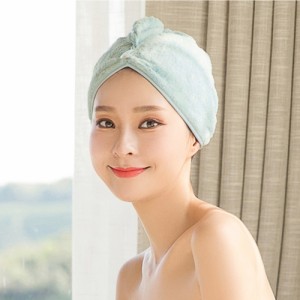 【スカイブルー】 タオルキャップ 大人 通販 ヘアドライタオル ヘアドライキャップ ターバンタイプ 無地 シンプル ふわふわ 吸水 髪 ヘア