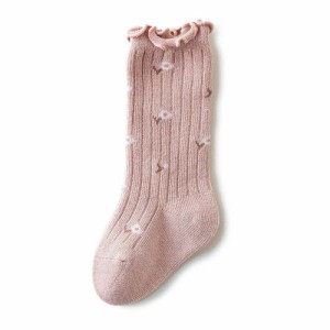 【ダークピンク】【Sサイズ（9〜11cm）】 靴下 キッズ 女の子 ハイソックス 通販 ソックス ベビー くつ下 ベビーソックス 赤ちゃん 子供 