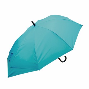 【ターコイズ】 雨傘 レディース 長傘 通販 60cm スライド ワンタッチ ジャンプ式 グラスファイバー レディース傘 大きく広がる 濡れにく