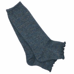 【ネイビー】 レッグウォーマー レディース 通販 ソックス 暖かい 靴下 ブランド SMALL STONE SOCKS 足首ウォーマー 厚手 ウール リネン 