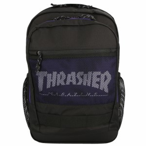 【ブラックパープル】 スラッシャー リュック THR-179 THRASHER 通販 メンズ 大容量 28L A4 B4 通学 通勤 おしゃれ カジュアル 軽量 軽い