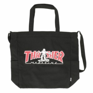 【BKGZ】 スラッシャー トートバッグ THR-191 THRASHER 通販 メンズ レディース トートショルダー L 2way トート ショルダーバッグ 斜め