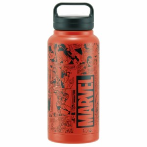 【MARVEL】 スケーター 水筒 1リットル 通販 ステンレスボトル マグボトル 保温 保冷 大容量 1000ml おしゃれ 直飲み 広口 洗いやすい 夏