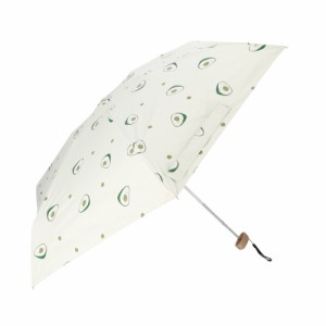 【アボカド×ホワイト】 折りたたみ傘 レディース 通販 折り畳み傘 かわいい 軽量 コンパクト 軽い 花柄 傘 かさ レディース傘 雨傘 グラ
