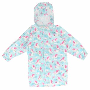 【ブルーｘペガサス】【2XL(130-140cm)】 レインコート キッズ ランドセル対応 通販 女の子 男の子 おしゃれ かわいい 幼稚園 保育園 小