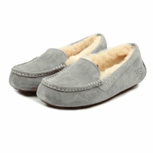 【US8(25.0cm)】【LGRY.ライトグレー】 アグ UGG モカシン アンスレー 3312 1106878 スリッポン 定番 ムートン Ansley 正規品