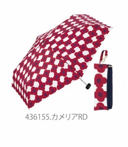 【436155.カメリアRD】 折りたたみ傘 w.p.c ワールドパーティー 通販 レディース 50cm 6本骨 晴雨兼用 アンブレラ ミニ クラッチ 収納 ポ