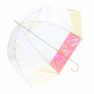 【シャイニーオフ】 wpc 傘 通販 長傘 雨傘 レディース ビニール傘 ドーム型 オシャレ 60cm おしゃれ 可愛い カラー 通勤 通学 婦人傘 か