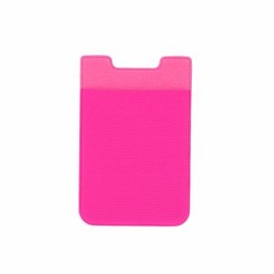 【ローズピンク】 スマホ カード収納 背面ポケット 通販 カードケース 貼り付け カード入れ ステッカー ポケット カードポケット icカー