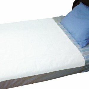 ププキン ソフトパイル防水シーツ ホワイト 幅90cm×縦160cm ベッドシーツ 介護ベッド 高齢者 老人 乾燥機OK