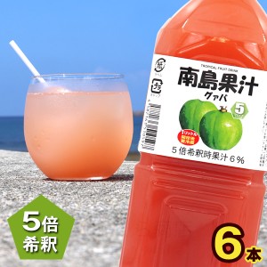 南島果汁 グァバ 1000ml×6本　/濃縮ジュース 希釈タイプ グァバジュース