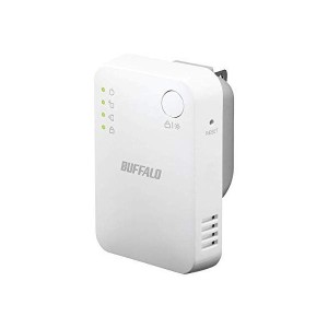 (中古品)BUFFALO WiFi 無線LAN 中継機 WEX-300HPS/N 11n/g/b 300Mbps コンセント直挿しモデル 簡易パッケー