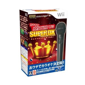 (中古品)カラオケJOYSOUND Wii SUPER DX ひとりでみんなで歌い放題 (マイクDXセット)