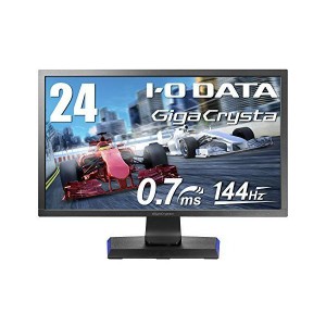 (中古品)I-O DATA ゲーミングモニター 24インチ(144Hz) GigaCrysta PS4 FPS向き 0.7ms(GTG) TN HDM