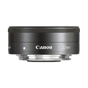 (中古品)Canon 単焦点広角レンズ EF-M22mm F2 STM ミラーレス一眼対応