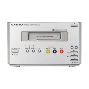 (中古品)ONKYO INTEC155 カセットデッキ メタルテープ対応/ドルビーB/C HX PRO搭載 K-501A(S) /シルバー