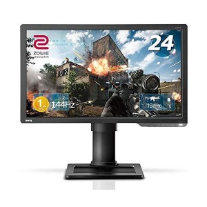 (中古品)BenQ ゲーミングモニター 24インチ 144Hz 1ms ブルーライト軽減 ZOWIE XL2411P フルHD HDMI Displa