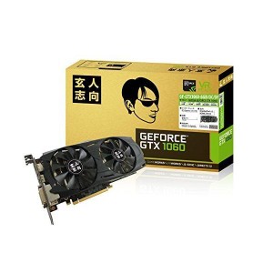 (中古品)玄人志向 ビデオカードGEFORCE GTX 1060搭載 GF-GTX1060-6GB/OC/DF