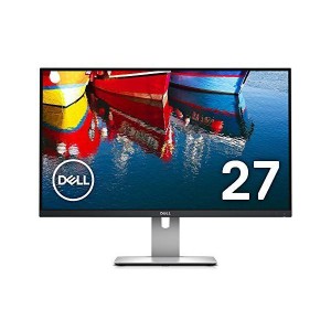 (中古品)Dell モニター 27インチ 超広視野角&スリムベゼル/WQHD/IPS 非光沢/フリッカーフリー/DP,mDP,HDMIx2/高さ調整