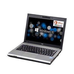 (中古品)世界最軽量級 1290g NEC ノートパソコンMicrosoft Office 2016搭載Win 10 Pro搭載12.1インチ