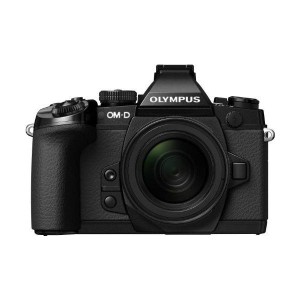 (中古品)OLYMPUS ミラーレス一眼 OM-D M1 12-50mm EZ レンズキット ブラック 防塵 防滴 OM-D E-M1 12-50mm