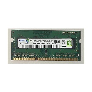 (中古品)サムスン純正 PC3-12800(DDR3-1600) SO-DIMM 4GB ノートPC用メモリ DDR3L対応モデル （電圧1.35V