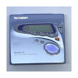 (中古品)SHARP ポータブルMDプレーヤー MD-MT770 ブルー