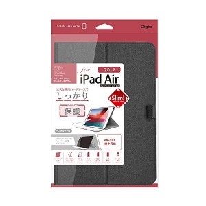 (中古品)Digio2 iPad Air 2019 / iPad Pro 10.5 用 ハードケースカバー ブラック TBC-IPA1907BK