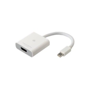 (中古品)PLANEX Mini Displayport -HDMI変換アダプタ (MacBook MacBook Pro MacBook Air)