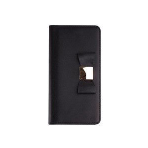 (中古品)LAYBLOCK iPhone 8 Plusケース/iPhone 7 Plus ケース Ribbon Classic Diary ブラック