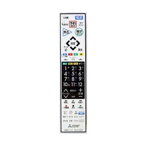 (中古品)三菱純正パーツ テレビ用リモコン RL21009（RL19509、RL19102、RL19101の代替品）